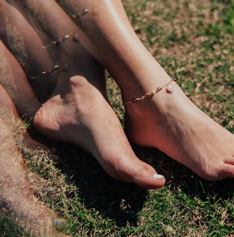 Rose anklet best sale