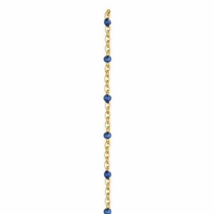 Gold Filled Permanent Jewellery - Candy Blue