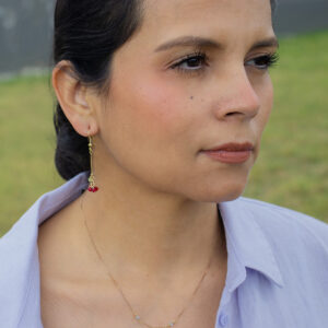 9k Gold - Fresas Earrings