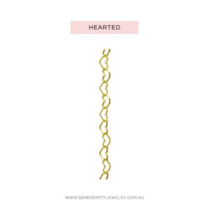 Gold Filled Permanent Jewellery – Hearted