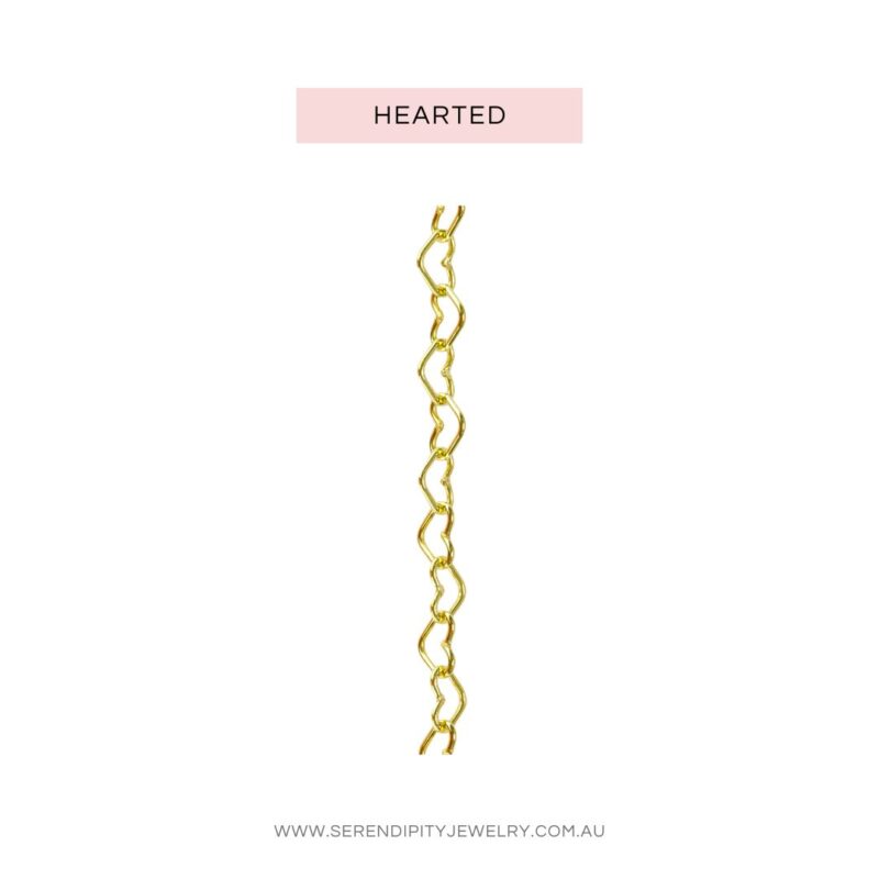 Gold Filled Permanent Jewellery – Hearted