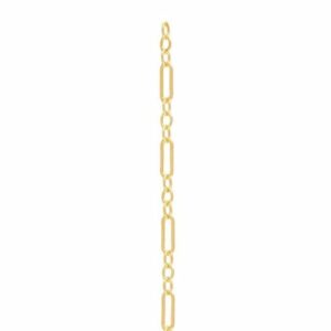 Gold Filled Permanent Jewellery - Oval Figaro