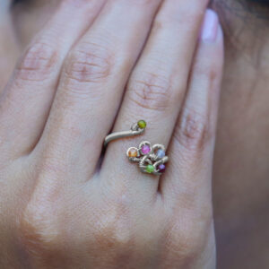 Silver - Uvas Ring