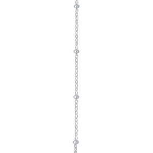 Sterling Silver Beads Chain - Permanent Jewellery — handcrafted permanent jewellery chain — Serendipity Jewelry