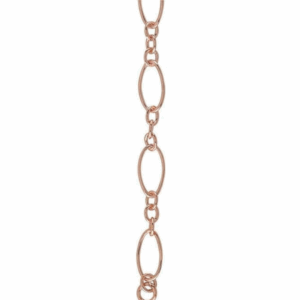 Rose Gold Cadence Chain – Permanent Jewellery — handcrafted permanent jewellery chain — Serendipity Jewelry
