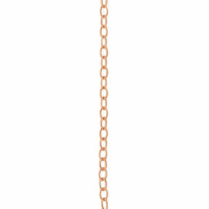 Rose Gold Heritage Chain – Permanent Jewellery — handcrafted permanent jewellery chain — Serendipity Jewelry