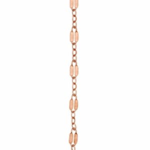 Rose Gold Pulse Chain – Permanent Jewellery — handcrafted permanent jewellery chain — Serendipity Jewelry