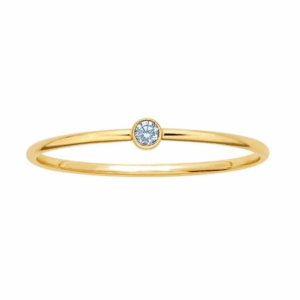 Serene Dawn Ring - Gold Filled — cubic zirconia ring — in gold filled — Serendipity Jewelry