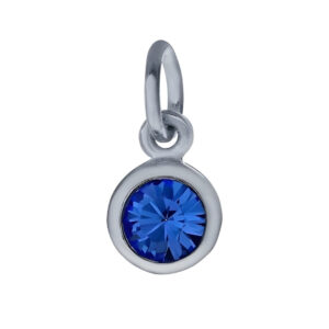 Blue Serenity Charm – Sterling Silver — Serendipity Jewelry