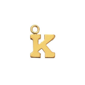 Gold Filled - Letter K Charm — Serendipity Jewelry