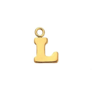 Gold Filled - Letter L Charm — Serendipity Jewelry