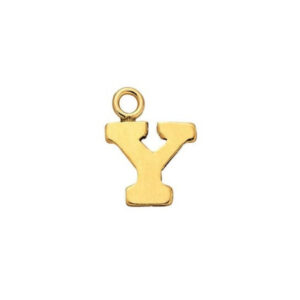 Gold Filled - Letter Y Charm — Serendipity Jewelry