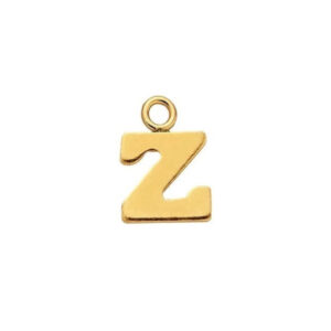 Gold Filled - Letter Z Charm — Serendipity Jewelry
