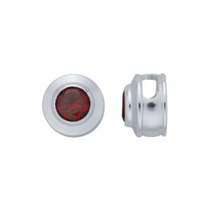 January Soul Charm – Sterling Silver — cubic zirconia jewellery — Serendipity Jewelry