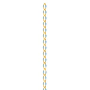 Sky Blue Knot Chain - Permanent Jewellery — handcrafted permanent jewellery chain — Serendipity Jewelry