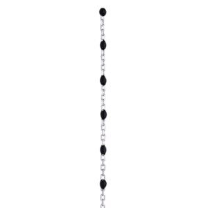 Sterling Silver Permanent Jewellery – Candy Black — Serendipity Jewelry