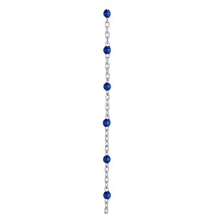 Sterling Silver Permanent Jewellery – Candy Blue — Serendipity Jewelry