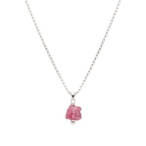 Bold Love Necklace — tourmaline necklace — in sterling silver — Serendipity Jewelry