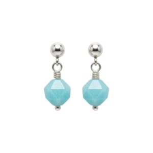 Breeze Sky Earrings – Sterling Silver — handcrafted earrings — in sterling silver — Serendipity Jewelry