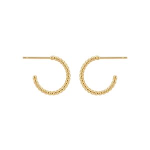 Essential Hoops — handcrafted earrings — in gold filled — Serendipity Jewelry