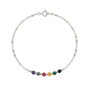 Harmony Bracelet - Sterling Silver — tourmaline bracelet — in sterling silver — Serendipity Jewelry