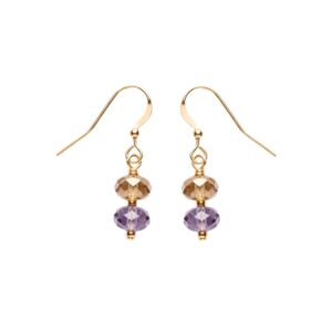 Mystic Spark Earrings — ametrine earrings — in gold filled — Serendipity Jewelry